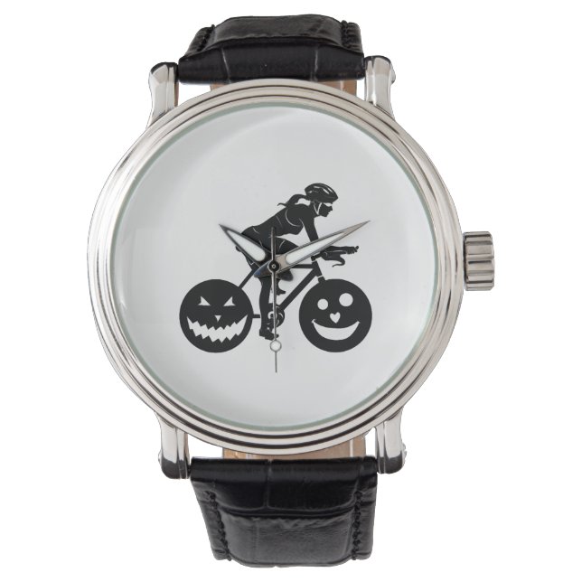 Montre Halloween cycliste (devant)