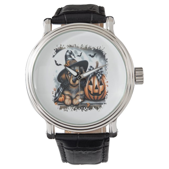 Montre Halloween Dachshund Chien (devant)