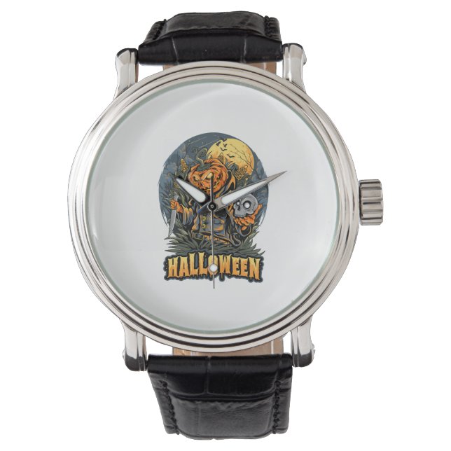Montre Halloween effrayant (devant)