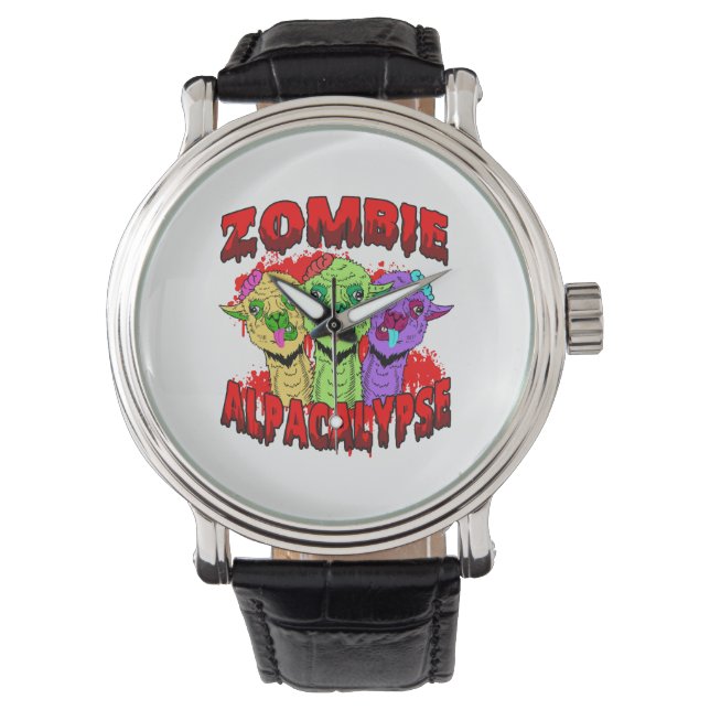 Montre Halloween Llama Alpaca Funny Lama Glama Cool Cadea (devant)