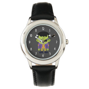 Montre Halloween monstre Frankenstein Green
