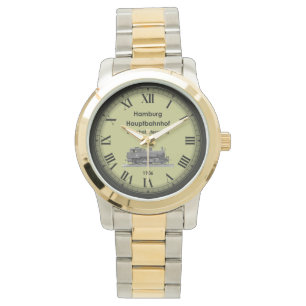 Montre Hambourg Hbf Station ~ Allemagne ~ 1906 ~ Watch