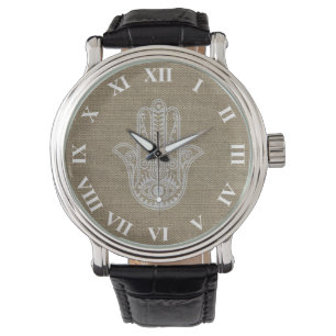 Montre HAMSA Main de Fatima symbole amulet