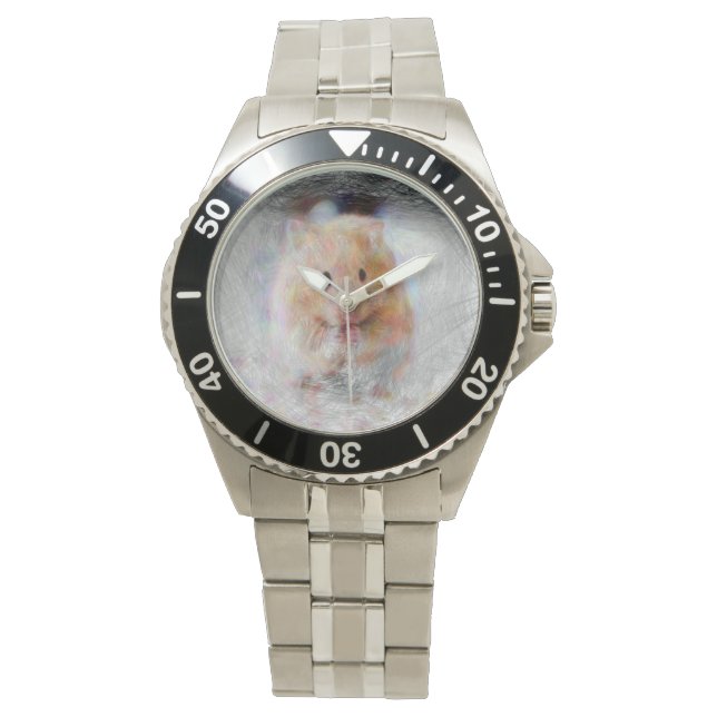 Montre hamster animal artistique (devant)