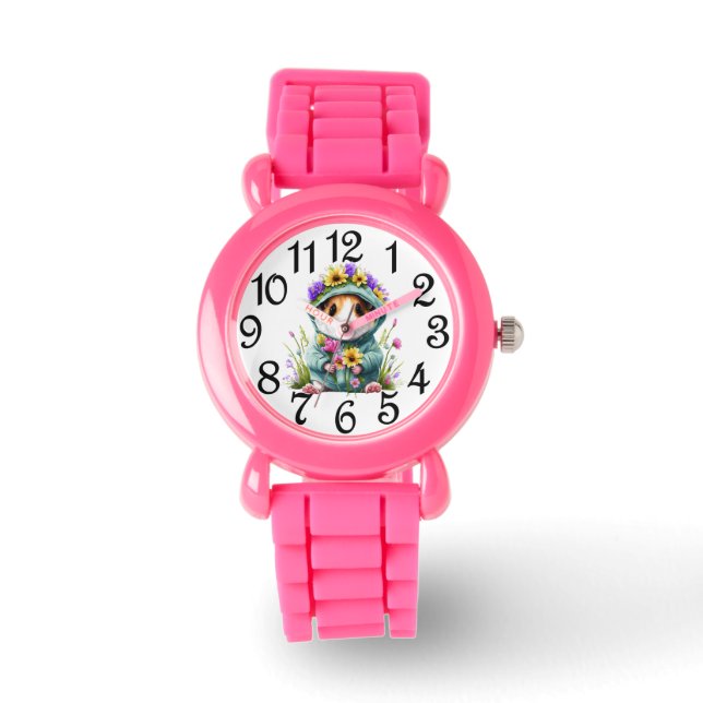 Montre Hamster pour enfants (Recto)