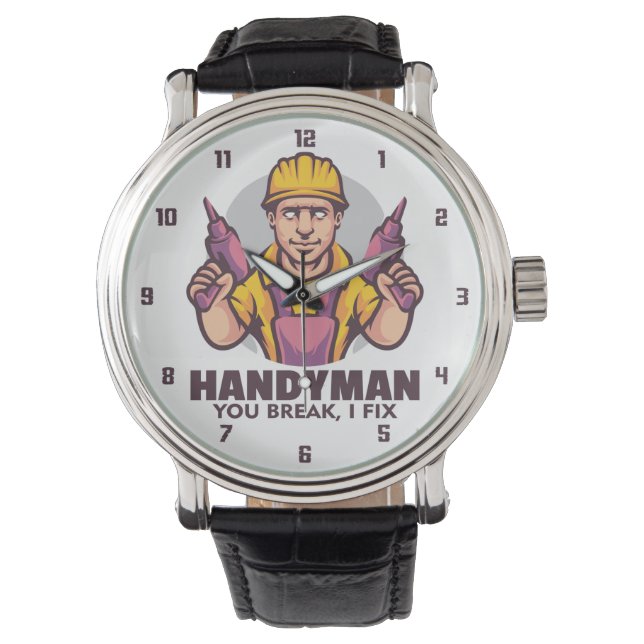Montre Handyman, Bref, Je Réparerai (devant)