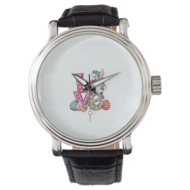 Montre Happy Easter Shirt Gnome Easter Day Love Men Women (devant)