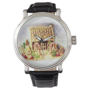 Montre Happy Holidays Gingerbread House Watch
