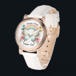 Montre "Happy Mind Happy Life" Pastel Butterfly & Rainbow<br><div class="desc">Venez agrémenter votre journée de ce charmant "Happy Mind Happy Life" Pastel Butterfly & Rainbow Watch. Conçu pour inspirer positivité et esprit, ce garde-temps fantaisiste est doté d'un arc-en-ciel pastel doux, de papillons délicats et de l'expression stimulante "Happy Mind Happy Life" au centre. La palette de couleurs apaisante et le...</div>