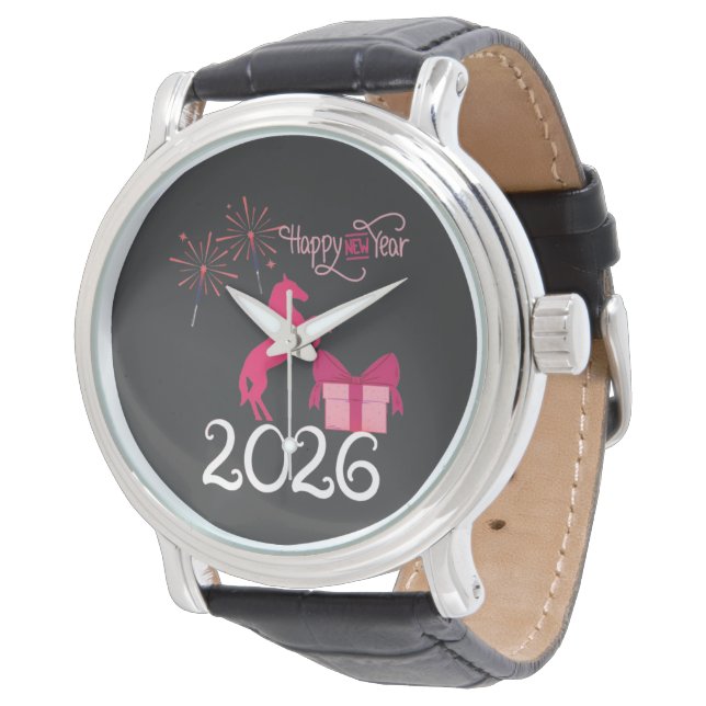 Montre happy new year 2026 (Incliné)