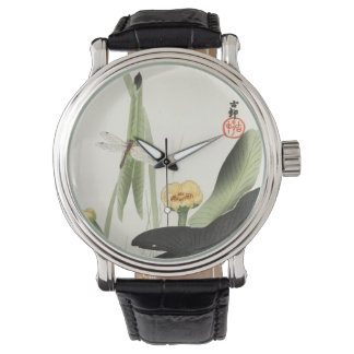 Montre hara koson's Japanese painting watch,小原古邨の日本画