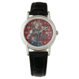 Montre Harley Quinn avec les matrices brouillées