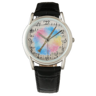 Montre Harmonie Clarinet : Aquarelles colorées