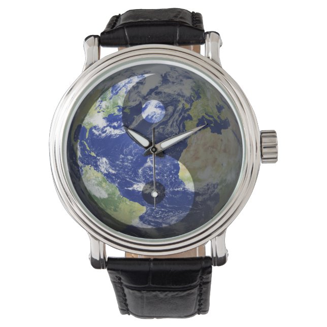 Montre Harmonie Yin-Yang sur notre planète (devant)