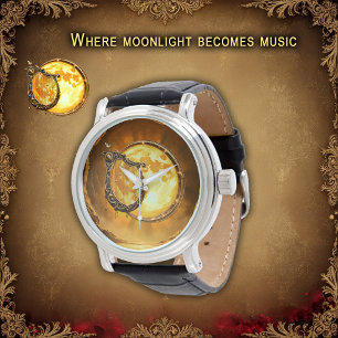 Montre Harpe Céleste de la Lune Dorée