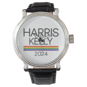 Montre Harris Kelly 2024 drapeau de la Fierté arc-en-ciel