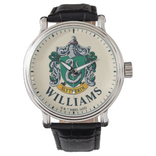 Montre Harry Potter Cimier Slytherin Avec Bannière Or