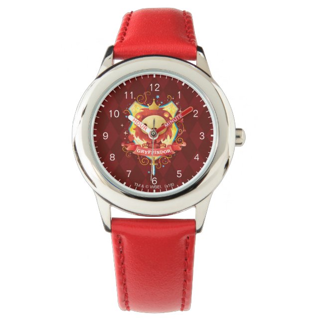 Montre Harry Potter | Crête de charme GRYFFINDOR™ (devant)