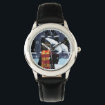 Montre HARRY POTTER™ & Hedwig dans la neige<br><div class="desc">Découvrez cette illustration rêveuse de Harry avec Hedwig sur son bras dans la neige à Hogwarts!</div>