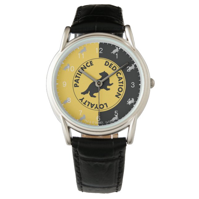 Montre Harry Potter | HUFFLEPUFF™ Caractéristiques graphi (devant)