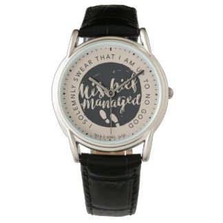 Montre Harry Potter | Marauder's Map Charms Typographie