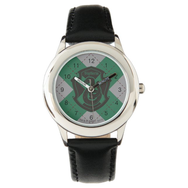 Montre Harry Potter | Slytherin House Pride Crest (devant)