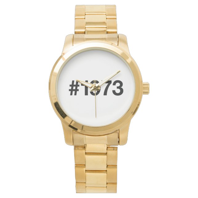 Montre Hashtag 1972 53 Anniversaire (devant)