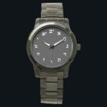 Montre Hebrew Block Lettering<br><div class="desc">Le Marché aux Consommateurs "Expressions hébraïques" offre une expérience d'achat comme vous ne trouverez nulle part ailleurs. Notre spécialité est l'hébreu, bien que l'anglais peut également être trouvé, et dans notre magasin vous trouverez l'hébreu dans les styles de bloc, de script et de Rashi. Parlez-nous à vos amis et envoyez-leur...</div>