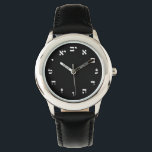 Montre Hebrew Block Lettering<br><div class="desc">Le Marché aux Consommateurs "Expressions hébraïques" offre une expérience d'achat comme vous ne trouverez nulle part ailleurs. Notre spécialité est l'hébreu, bien que l'anglais peut également être trouvé, et dans notre magasin vous trouverez l'hébreu dans les styles de bloc, de script et de Rashi. Parlez-nous à vos amis et envoyez-leur...</div>