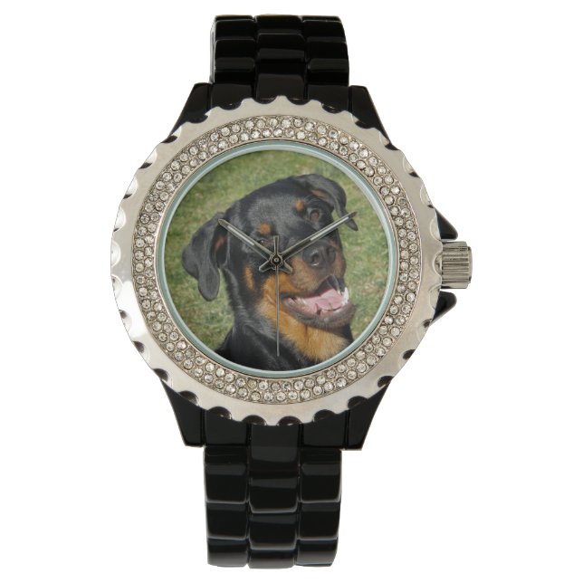 Montre Heidi Cute Rottweiler Watch (devant)