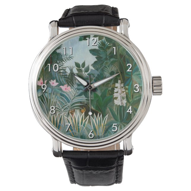 Montre Henri Rousseau - La jungle équatoriale (devant)
