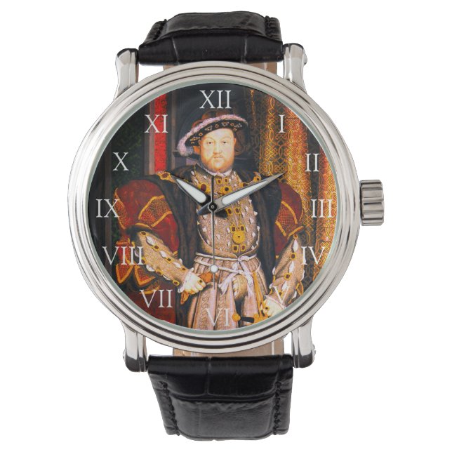 Montre Henry VIII Tudors Histoire King England six femmes (devant)