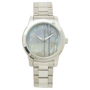 Montre Herbe bordée d'arbres de blé I