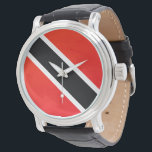Montre Heure de Trini<br><div class="desc">Drapeau de la République de Trinité et Tobago.</div>