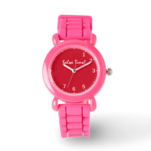 Montre Heure Salsa Horloge Amusant Latin Dancing Step Ryt