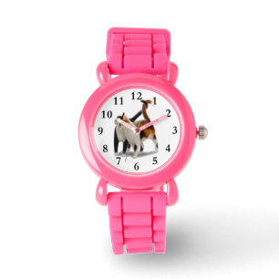 Montre heureuse de Childs d'amis de chat