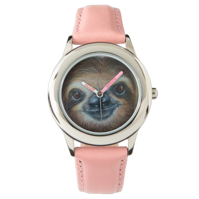 MONTRE HEUREUSE SLOTH ! (devant)