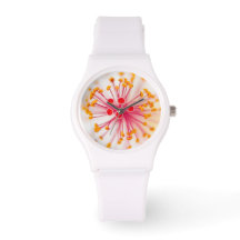 Hibiscus hawaïen Veille Sportive Blanc Silicone