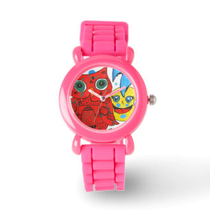 Montre hibou et lune