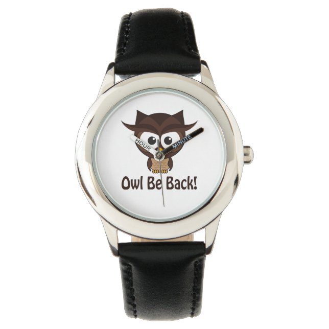 Montre Hibou sera de retour (devant)
