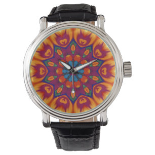 Montre hippie psychédélique