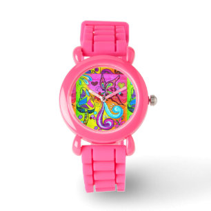 montre hippie super de rose de style