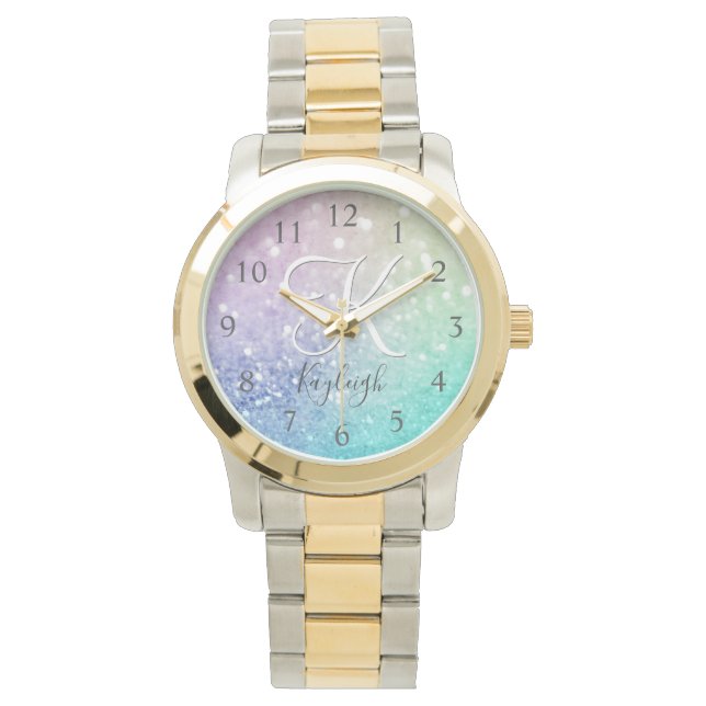 Montre Holographe de Parties scintillant glamour assez pe (devant)