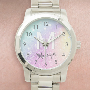 Montre Holographe de Parties scintillant glamour Monogram