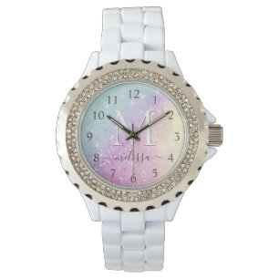 Montre Holographe de Parties scintillant glamour Monogram