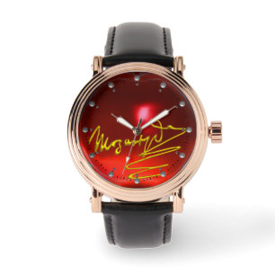Montre HOMAGE À MOZART Composer 3D Gold Signature Rouge