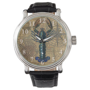 Montre Homard Coquillages Fruits de mer Maine Classique O