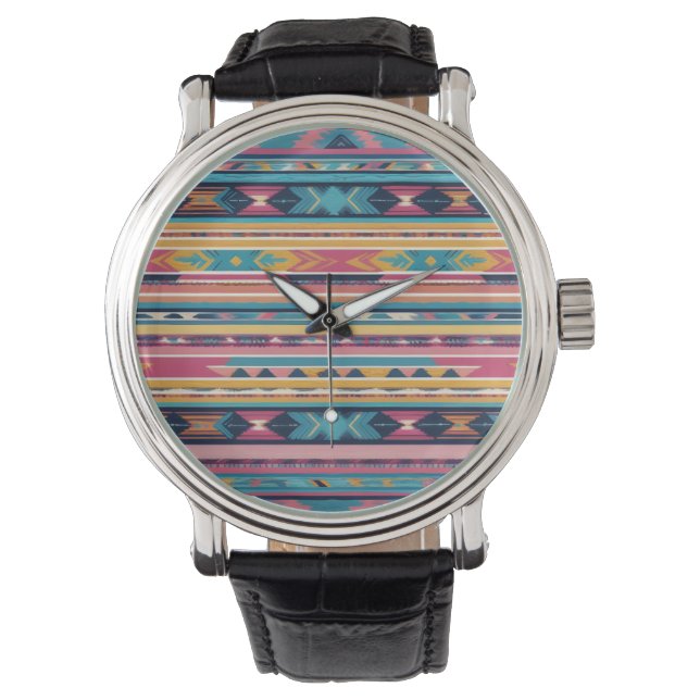 Montre Hommage Abstrait amérindien S13 (devant)