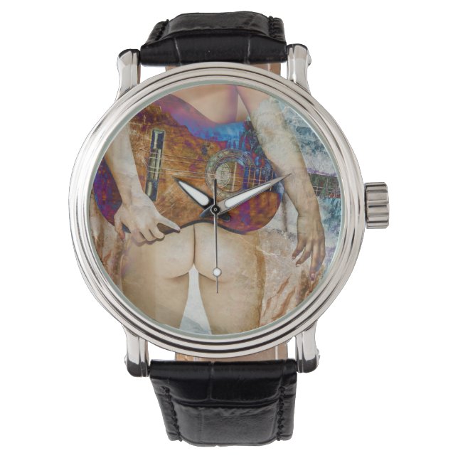 Montre homme avec fille (devant)