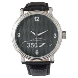 Montre homme design fibre de carbone 350Z